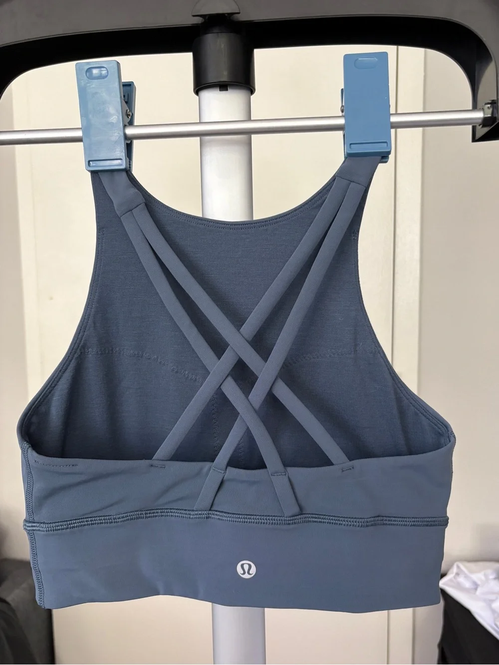 Lululemon High Neck Blue Sports Bra - Picture 4 of 4